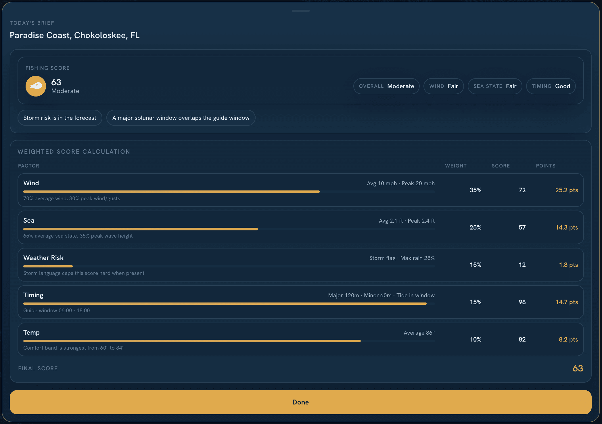GuideOS planning and briefing interface for trip preparation.